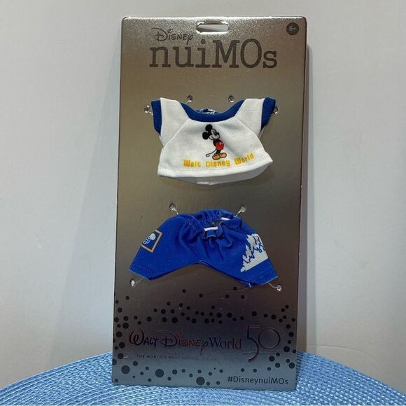 Disney NuiMOs 50th Anniversary Blue and White 2 Piece Outfit NWT - Picture 4 of 4